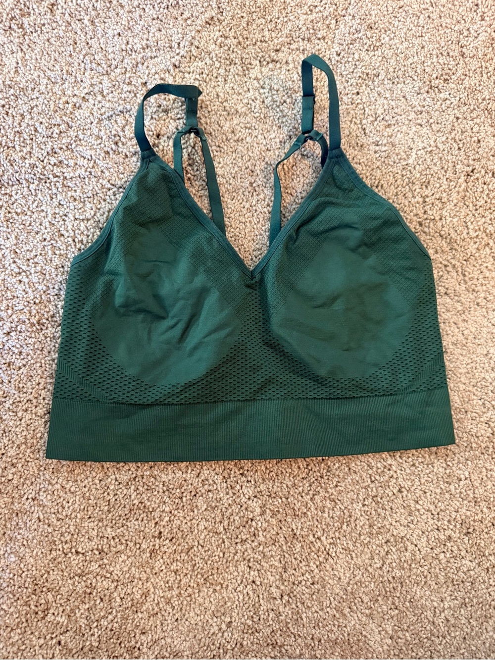 knix Forest Green Seamless Bralette - Women Intimates & Sleepwear